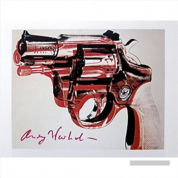 Pistola Andy Warhol Pinturas al óleo